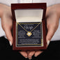 To My Beautiful Wife - Love Knot Necklace
