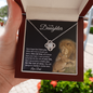 To My Daughter | Love Knot Necklace