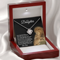 To My Daughter | Love Knot Necklace