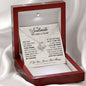 To My Soulmate - We are a Team - Love Knot Necklace SM502