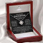 To My Beautiful Daughter - Love Knot Necklace