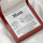 To My Caring Mom - Love Knot Necklace M501