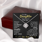 To My Daugther | Love Knot Necklace