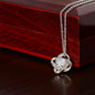 To My Caring Mom - Love Knot Necklace M501