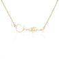 To My Beautiful Soulmate - Signature Style Name Necklace - SM002