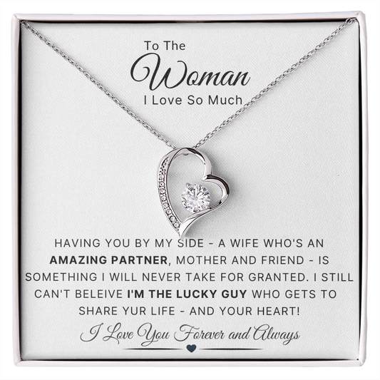 To The Woman I Love So Much | Forever Love Necklace