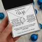 To My Beautiful Wife - Forever Love Necklace
