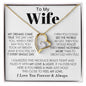 To My Wife - Forever Love Necklace