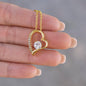 To My Beautiful Wife - Forever Love Necklace