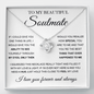 To My Beautiful Soulmate | Love Knot Necklace ❤️