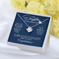 To My Daughter | Graduation | Love Knot Necklace