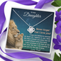 (ALMOST SOLD OUT) To My Daughter | LOVE KNOT NECKLACE š