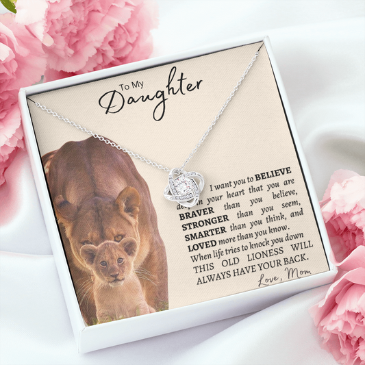 To my Daughter | LOVE KNOT NECKLACE 💓