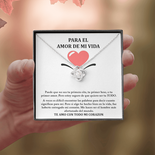 PARA EL AMOR DE MI VIDA | LOVE KNOT NECKLACE
