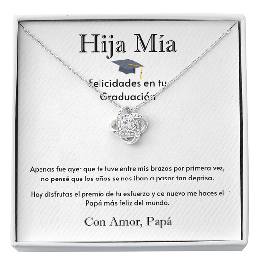 Hija Mia | Graduación | Love Knot Necklace