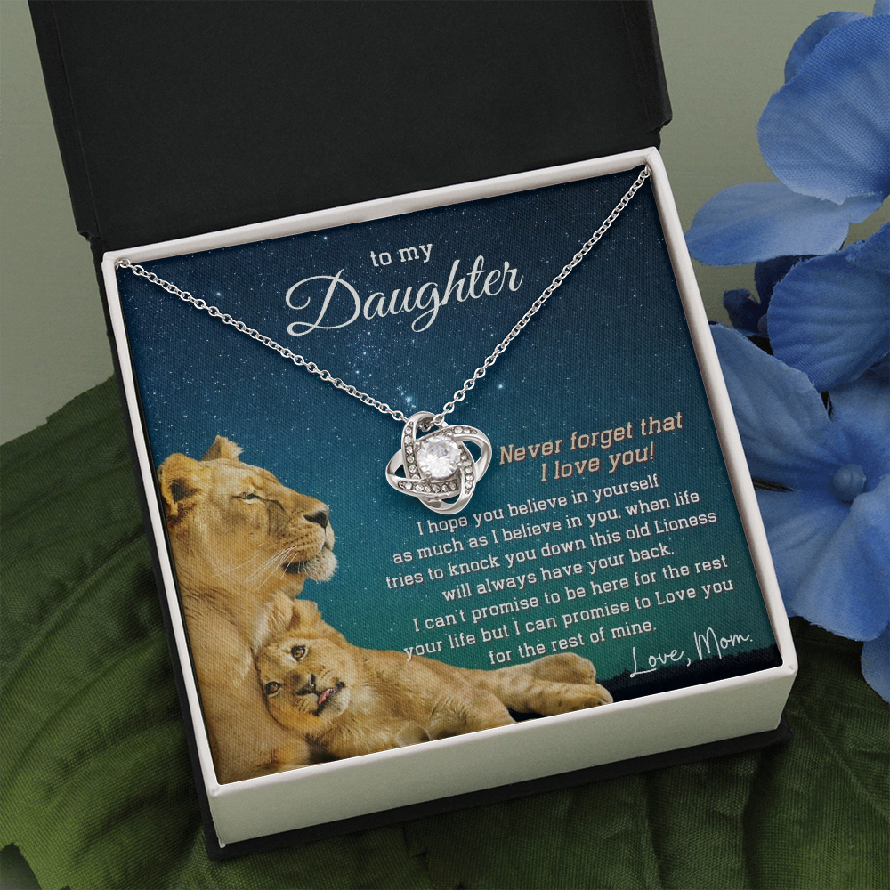 (ALMOST SOLD OUT) To My Daughter | LOVE KNOT NECKLACE šš