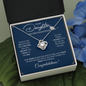 TO MY DAUGHTER - LOVE KNOT NECKLACE