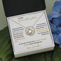 To My Granddaughter | Love Knot Necklace