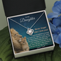 (ALMOST SOLD OUT) To My Daughter | LOVE KNOT NECKLACE š