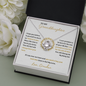 To My Granddaughter | Love Knot Necklace