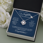 TO MY DAUGHTER - LOVE KNOT NECKLACE