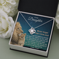 (ALMOST SOLD OUT) To My Daughter | LOVE KNOT NECKLACE š