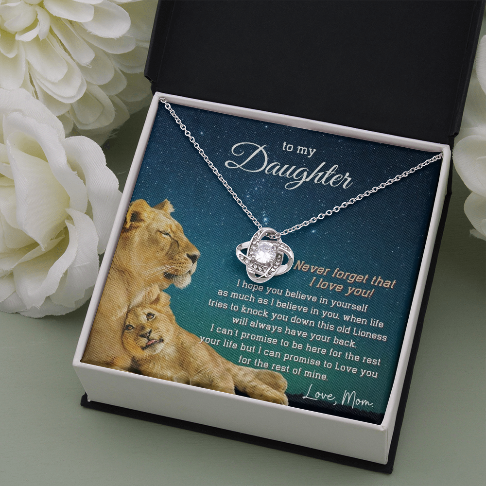 (ALMOST SOLD OUT) To My Daughter | LOVE KNOT NECKLACE šš