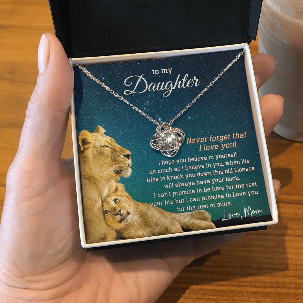 (ALMOST SOLD OUT) To My Daughter | LOVE KNOT NECKLACE šš