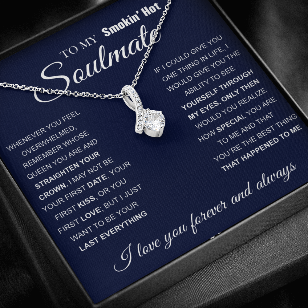 To My Smokin' Hot Soulmate | Love Knot Necklace ❤️