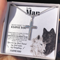 To My Man | Never Forget That I Love You | Cross Necklace ❤️