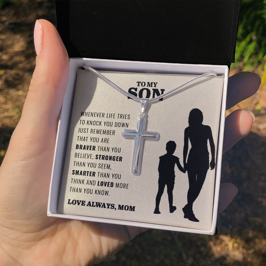 To My Son | Cross Necklace ❤️❤️