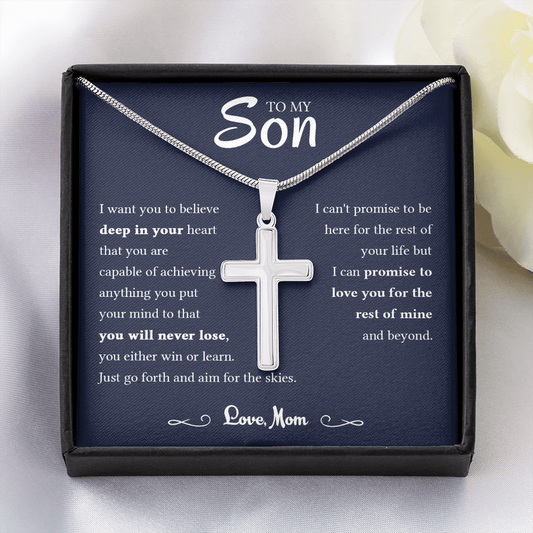 To My Son | Cross Necklace