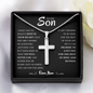 To My Son | Cross Necklace