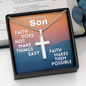 To My Amazing Son | Cross Necklace