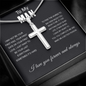 To My Man | Cross Necklace ❤️