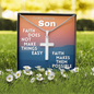 To My Amazing Son | Cross Necklace