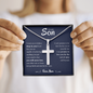 To My Son | Cross Necklace