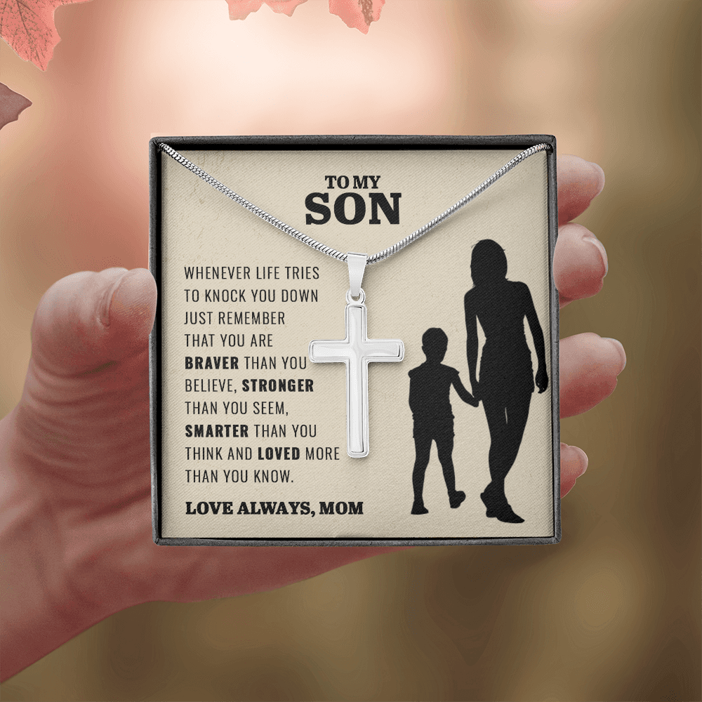 To My Son | Cross Necklace ❤️❤️