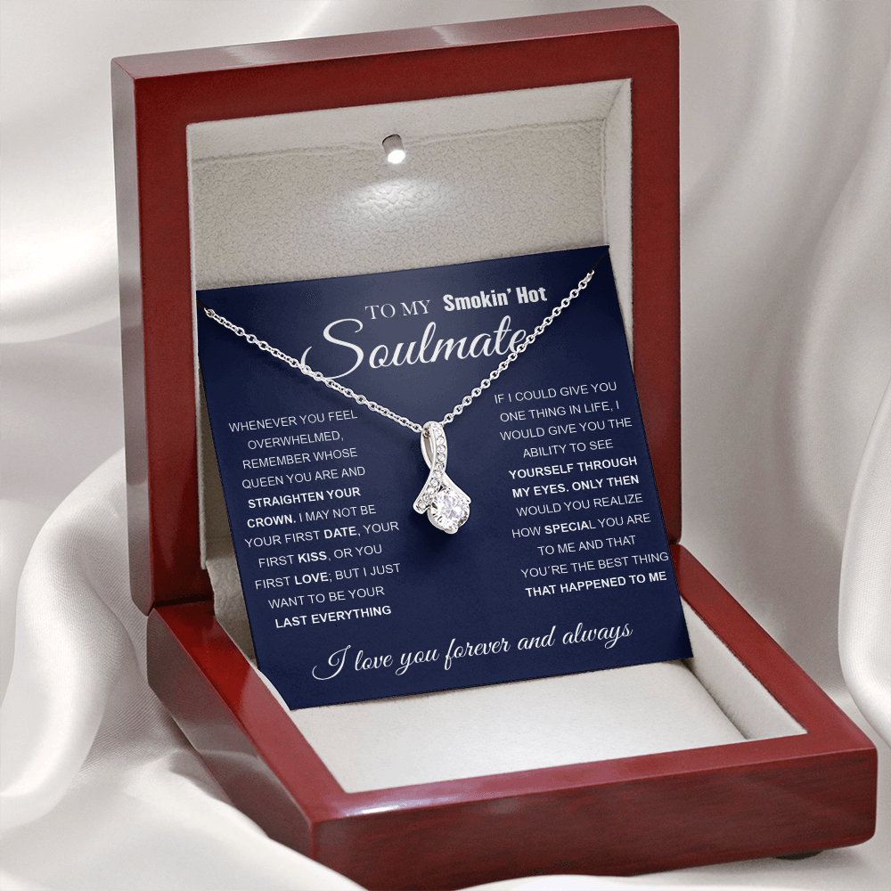 To My Smokin' Hot Soulmate | Love Knot Necklace ❤️