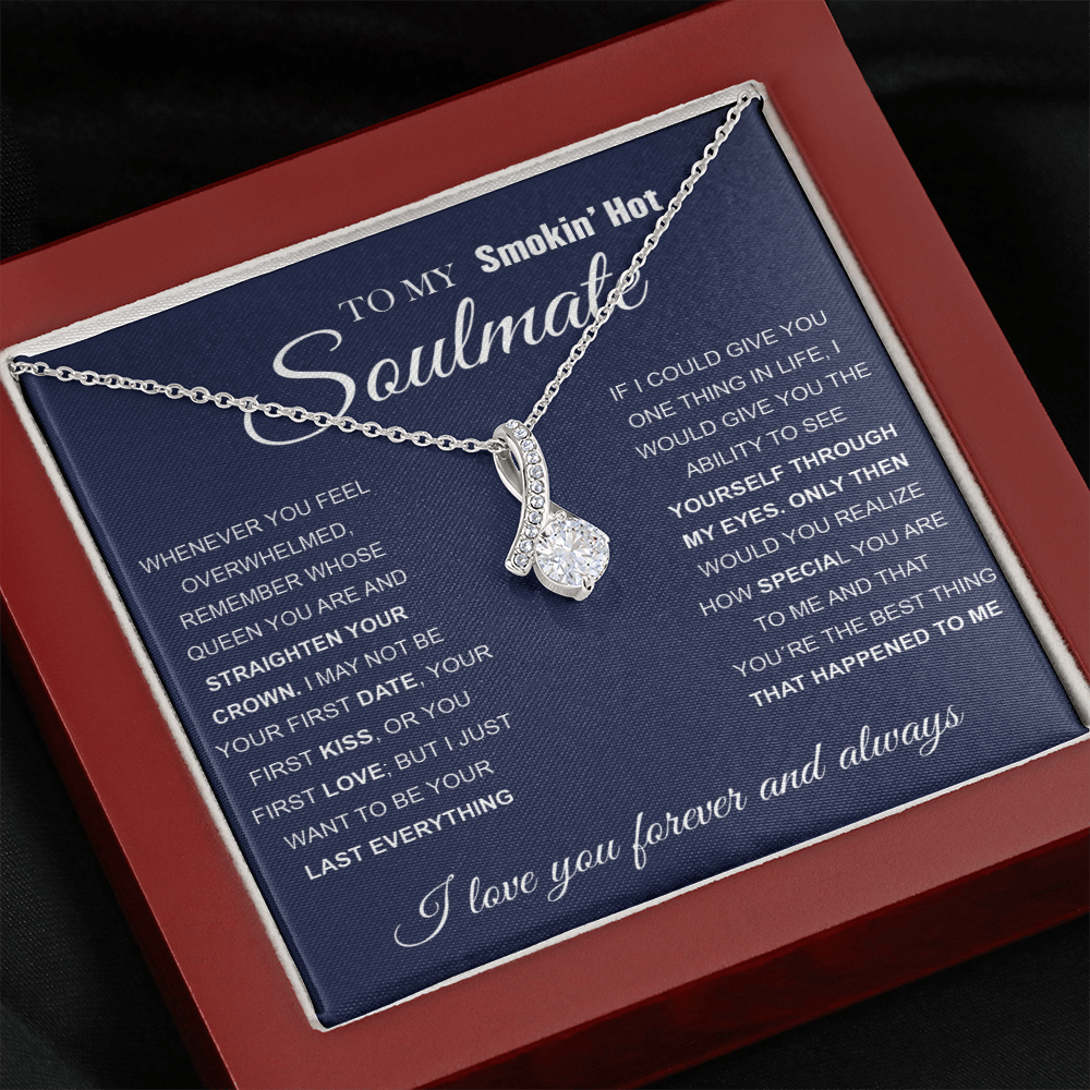To My Smokin' Hot Soulmate | Love Knot Necklace ❤️