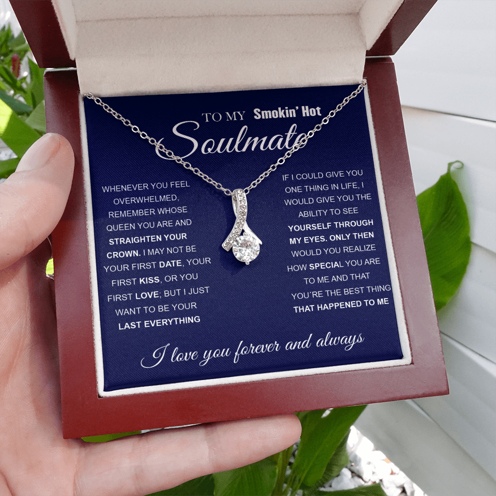 To My Smokin' Hot Soulmate | Love Knot Necklace ❤️