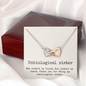 Unbiological Sister | Never-Ending Love  Necklace