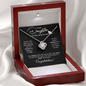 To My Daughter / Graduation / Love Knot Necklace