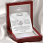 To My Beautiful Daughter - Love Knot Necklace