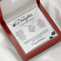 To My Daughter | Graduation | Love Knot Necklace