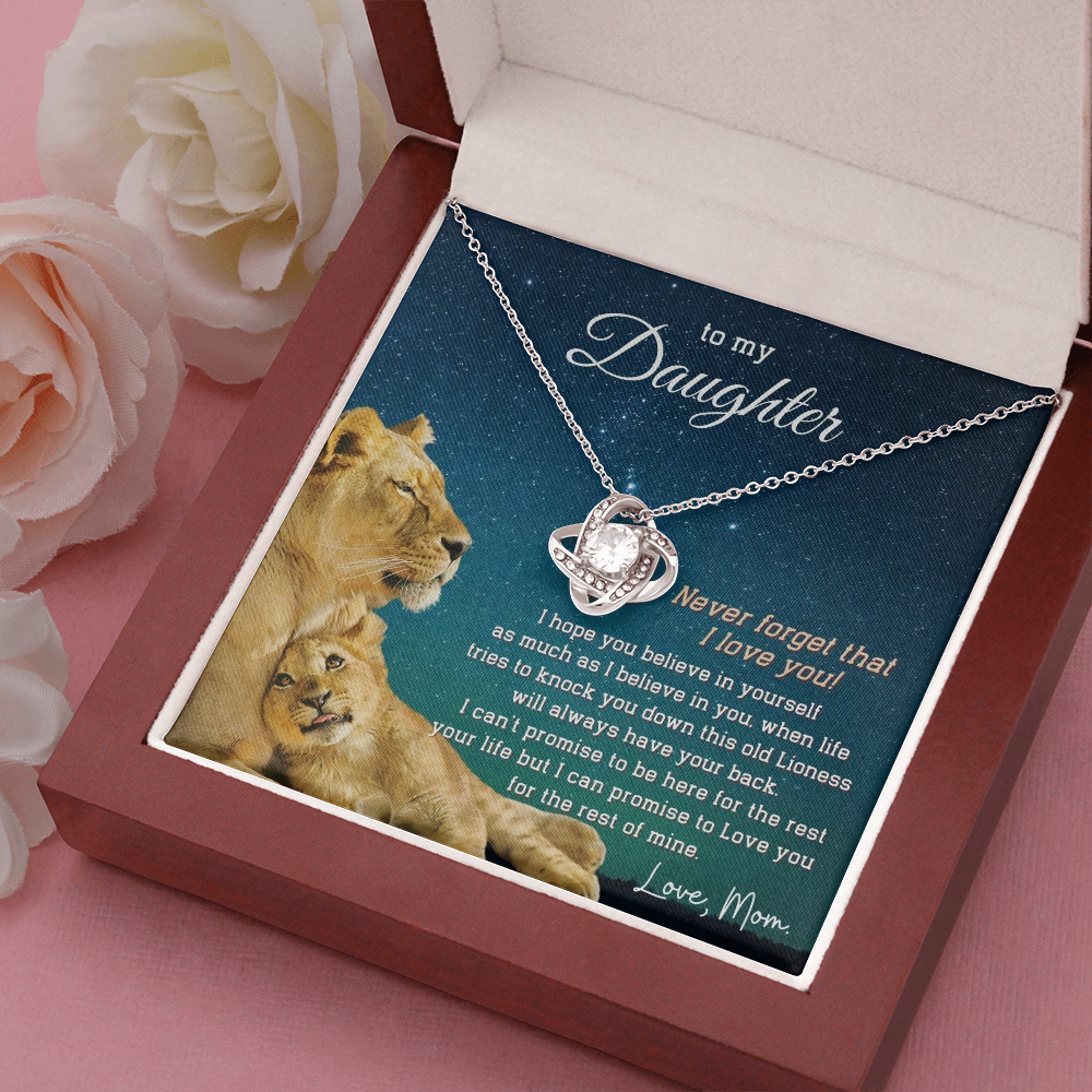 (ALMOST SOLD OUT) To My Daughter | LOVE KNOT NECKLACE šš