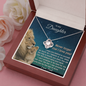 (ALMOST SOLD OUT) To My Daughter | LOVE KNOT NECKLACE š