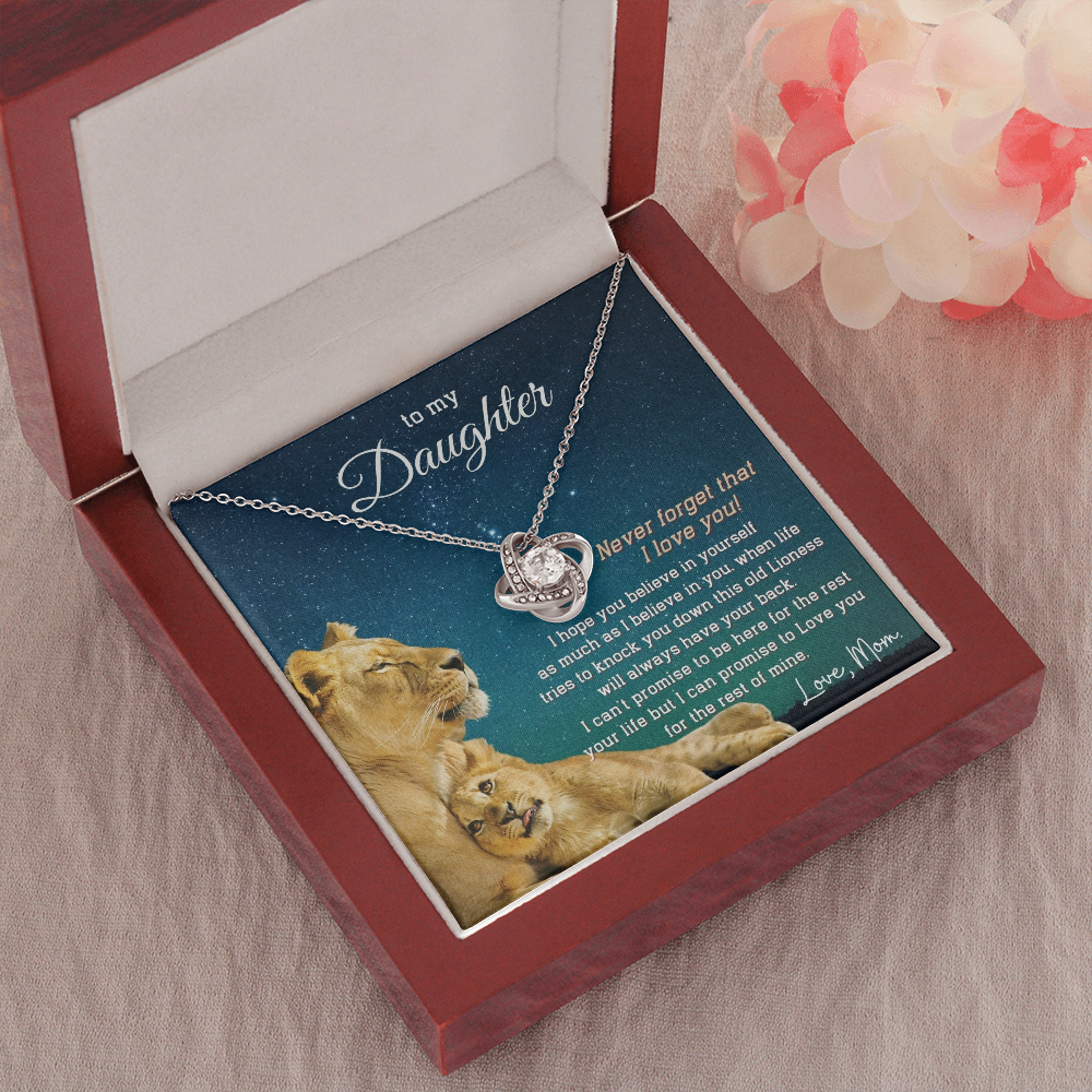 (ALMOST SOLD OUT) To My Daughter | LOVE KNOT NECKLACE šš
