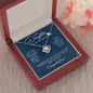 TO MY DAUGHTER - LOVE KNOT NECKLACE