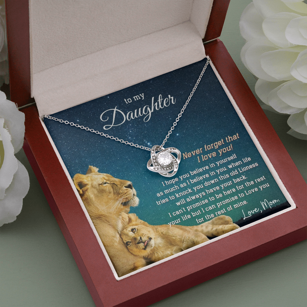 (ALMOST SOLD OUT) To My Daughter | LOVE KNOT NECKLACE šš
